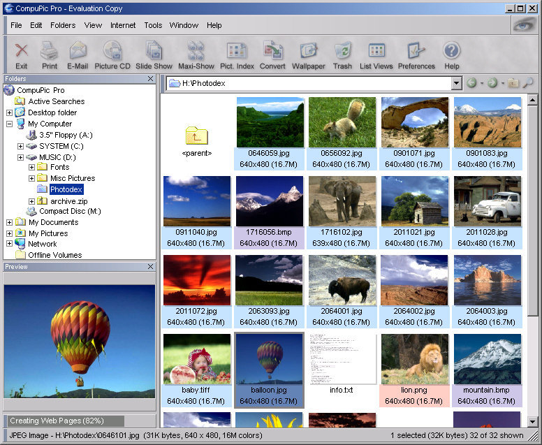 CompuPic Pro Screenshot